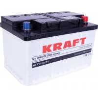 Акумулятор автомобільний KRAFT 75Ah (76323)