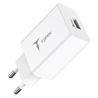 Зарядний пристрій T-Phox Tempo 18W QC3.0 USB Charger (White) (Tempo 18W USB W)