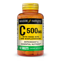 Вітамін Mason Natural Вітамін C 500 мг з шипшиною і біофлавоноїдів, Vitamin C With (MAV11729)