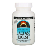 Вітамінно-мінеральний комплекс Source Naturals Лактаза, Lactase Digest, 90 капсул (SN2367)