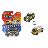 Машина Flip Cars 2 в 1 Командна вантажівка і Вантажівка-заправник ВВС (EU463875-29)