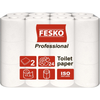 Туалетний папір Fesko Professional 2 шари 24 рулони (4820023748699)