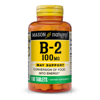 Вітамін Mason Natural Вітамін B2 100 мг, Vitamin B2, 100 таблеток (MAV07141)