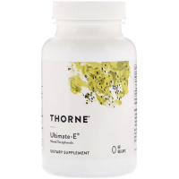 Вітамін Thorne Research Вітамін Е, Суміш токоферолу, Ultimate-E, 60 гелевих капсул (THR-14301)