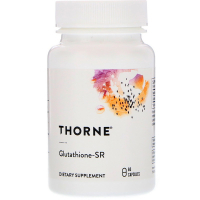 Антиоксидант Thorne Research Глутатіон, Glutathione-SR, 60 капсул (THR-54003)