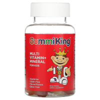 Мультивітамін GummiKing Мультивітаміни і мінерали для дітей, смак винограду, л (GUM-00108)