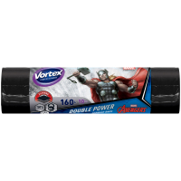 Пакети для сміття Vortex Max Thor багатошарові чорні 160 л 10 шт. (4823071643176)