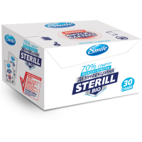 Вологі серветки Smile Sterill Bio в саше 30 шт. (4823071644876)