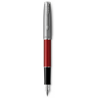 Ручка пір'яна Parker SONNET 17 Essentials Metal Red Lacquer CT  FP F (83 611)