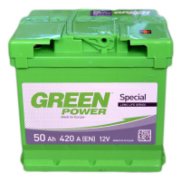 Акумулятор автомобільний GREEN POWER 50Ah (000022355)