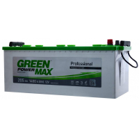 Акумулятор автомобільний GREEN POWER MAX 205Ah збоку (+/-) (000022375)