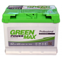 Акумулятор автомобільний GREEN POWER MAX 62Аh (000022373)