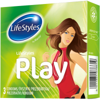 Презервативи LifeStyles Play 3 шт. (5011831076619)