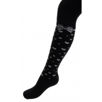 Колготки UCS Socks махрові з сердечками (M1C0301-2035-5G-black)