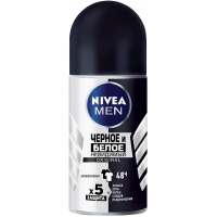 Антиперспірант Nivea Невидимий Захист для чорного та білого кульковий 50 мл (4005900036131)