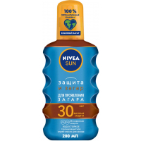 Засіб для засмаги Nivea Сонцезахисна олія Захист та засмага SPF 30 200 мл (4005800118784)