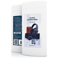Серветки Gembird Alcohol cleaning wipes (50 pcs), micro-fiber (CK-AWW50-01)