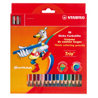 Олівці кольорові Stabilo Trio з точилкою 18 кольорів (290216)