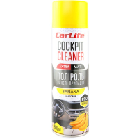 Автополіроль CarLife Cockpit Cleaner EXTRA MAT Банан 500мл (CF522)