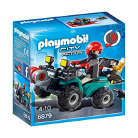 Конструктор Playmobil Грабіжник на квадроциклі (6079801)
