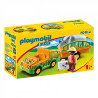 Конструктор Playmobil Джип з причепом і носорогом (6336519)