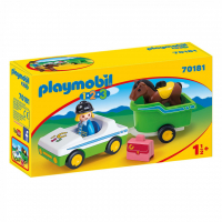 Конструктор Playmobil Машина з возом і конем (6336518)