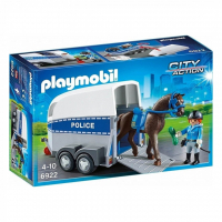 Конструктор Playmobil Поліція з конем і трейлером (6332945)