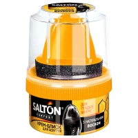 Крем для взуття Salton з аплікатором для гладкої шкіри 50 мл (4820184440517)