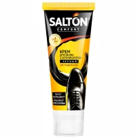 Крем для взуття Salton у тубі для гладкої шкіри Чорний 75 мл (4820184440531)