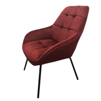 Офісне крісло Concepto Morgan лаунж червоне вино (ARM1028-KR10-RED WINE)
