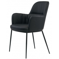 Офісне крісло Concepto Sheldon чёрное (ARM832A-PU-52S-BLACK)