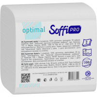 Туалетний папір SoffiPRO Optimal V-складання 2 шари 200 шт. (4820003835333)