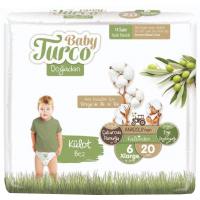Підгузки Baby Turco XL Розмір 6 (16+ кг) 20 шт (8682241200078)