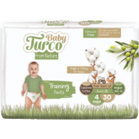 Підгузки Baby Turco трусики Maxi, Розмір 4 (8-18 кг) 30 шт (8681212064572)