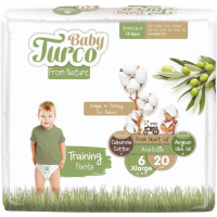 Підгузки Baby Turco трусики XL Розмір 6 (16+ кг) 20 шт (8681212064596)