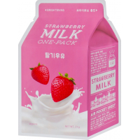 Маска для обличчя A'pieu Strawberry Milk One-Pack 21 г (8806185780254)