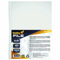Файл ProFile А4+, 40 мкм, глянець, 100 шт (FILE-PF1140-A4-40MK)