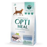 Сухий корм для кішок Optimeal зі смаком тріски 700 г (4820215364447)