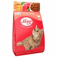 Сухий корм для кішок Мяу! зі смаком м'яса 400 г (4820083900037)
