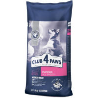 Сухий корм для собак Club 4 Paws Преміум. Для цуценят з високим вмістом курки 20 кг (4820083909825)