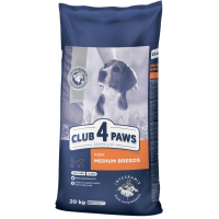 Сухий корм для собак Club 4 Paws Преміум. Для середніх порід 20 кг (4820083909801)