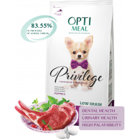 Сухий корм для собак Optimeal низькозерновий для цуценят міні/малих порід - ягня 1.5 кг (4820083906749)