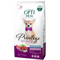 Сухий корм для собак Optimeal гіпоалергенний для мініатюрних і малих порід - ягня 1.5 кг (4820083906718)