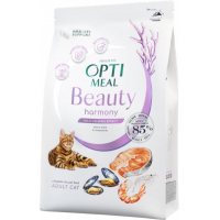 Сухий корм для кішок Optimeal Beauty Harmony беззерновий на основі морепродуктів 1.5 кг (4820215366908)