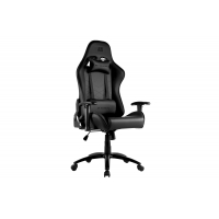 Крісло ігрове 2E GAMING Chair BUSHIDO Black/Black (2E-GC-BUS-BK)