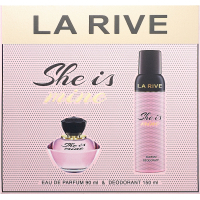 Набір косметики La Rive She Is Mine парф. вода 90 мл + дезодорант 150 мл (5901832065630)