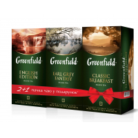 Чай Greenfield Набір 2 + 1 в подарунок Classic Breakfast 2грх25 пак (gf.710617)