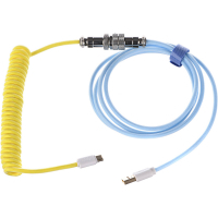 Дата кабель USB 2.0 AM to Type-C 1.0m Premicord Cotton Candy Yellow Ducky (DKCC-CCCNC1)
