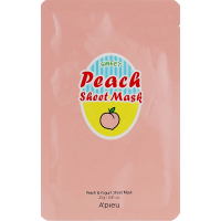Маска для обличчя A'pieu Peach Sweet Sheet Mask Персиковий йогурт 30 г (8806185745383)