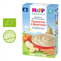 Дитяча каша HiPP молочна пшенична з фруктами 250 г (9062300140252)